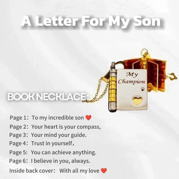 Love Letter Heart Locket Necklace