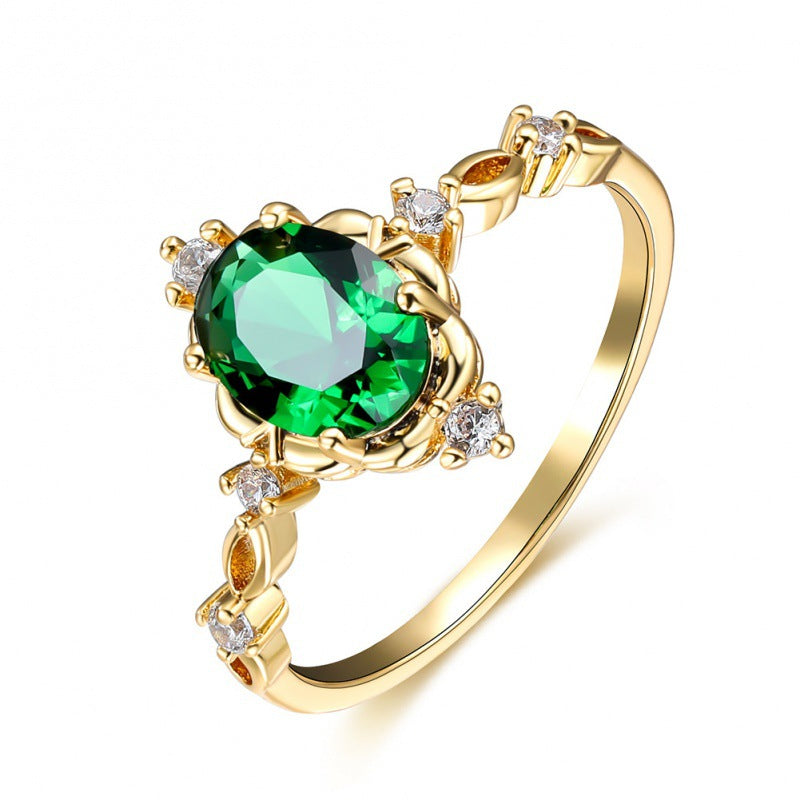 Vintage Oval Diamond Statement Ring (Luxury 18K Gold Engagement Band)
