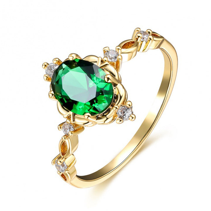 Vintage Oval Diamond Statement Ring (Luxury 18K Gold Engagement Band)