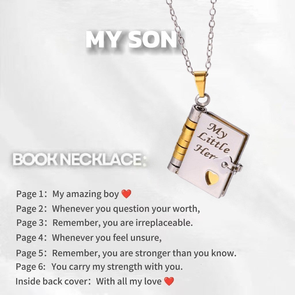 Love Letter Heart Locket Necklace