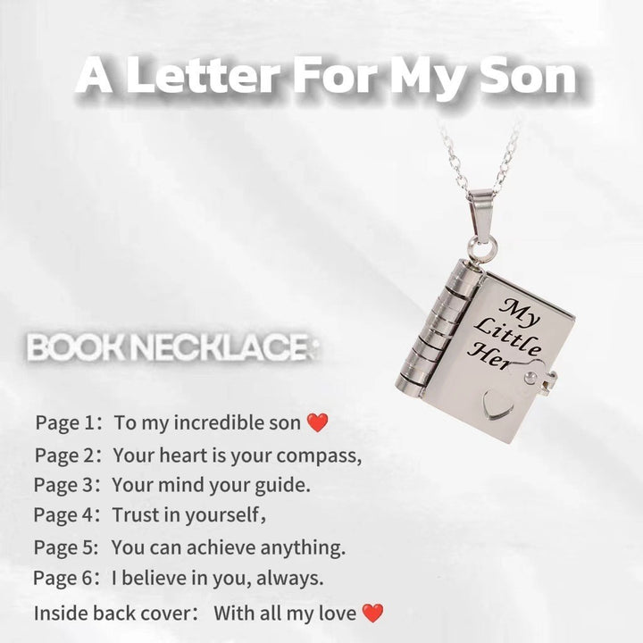 Love Letter Heart Locket Necklace