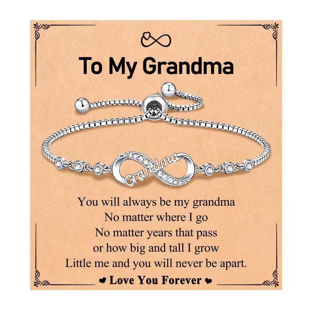 Eternal Love Personalized Engraved Bracelet (Family/Romantic Confession & Memorial Style)