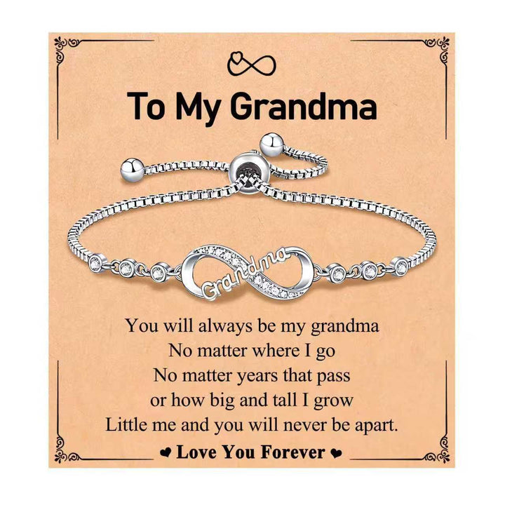 Eternal Love Personalized Engraved Bracelet (Family/Romantic Confession & Memorial Style)