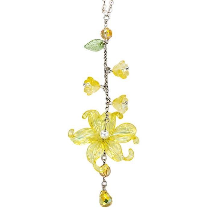 Acrylic Lily‑of‑the‑Valley Car Hanging Ornament, Multiple Colors Available