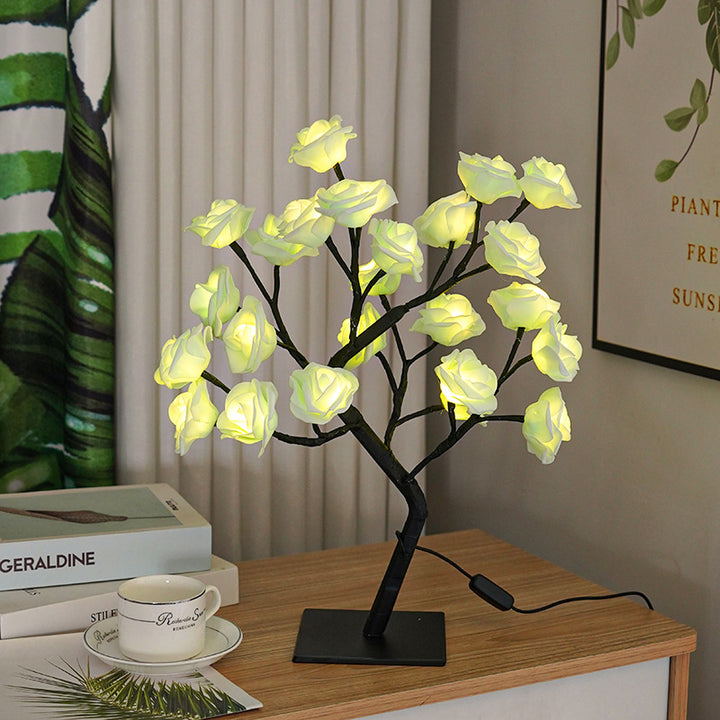 Rose Tree Shape Ambient Light (Warm Light Romantic Style Series)