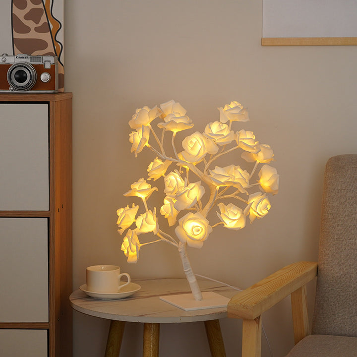 Rose Tree Shape Ambient Light (Warm Light Romantic Style Series)