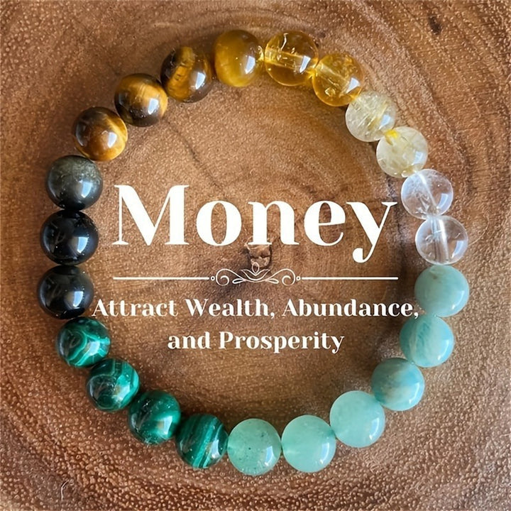 Bestselling Popular Natural Stone Wealth-Attracting Beaded Bracelet