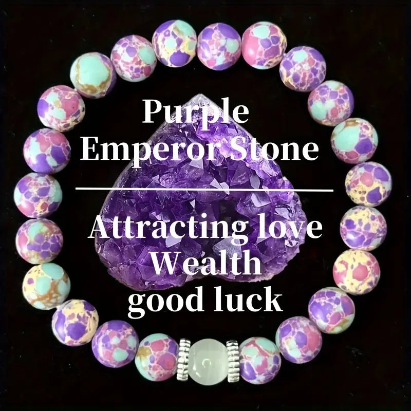 Bestselling Popular Natural Stone Wealth-Attracting Beaded Bracelet