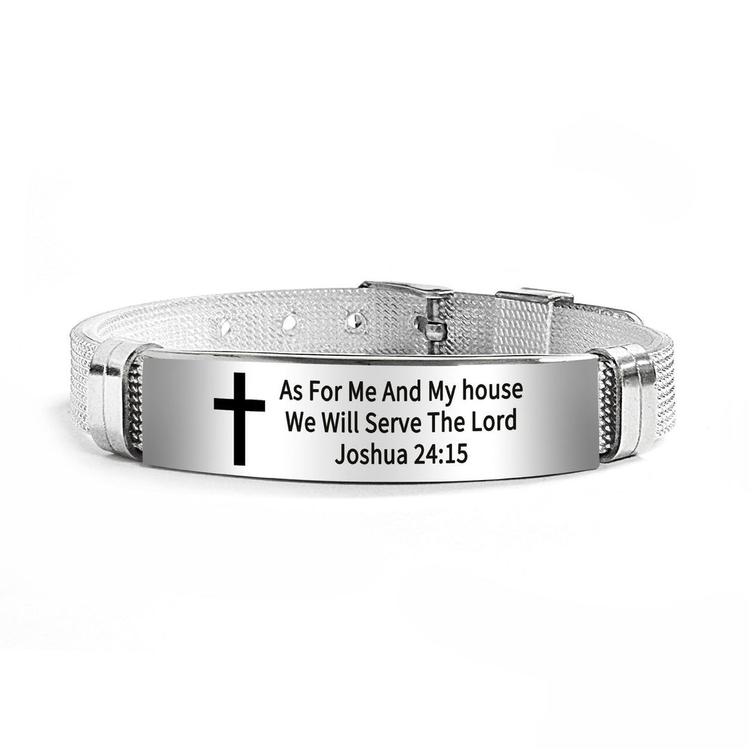 Bible Verse Inspirational Silicone Bracelet