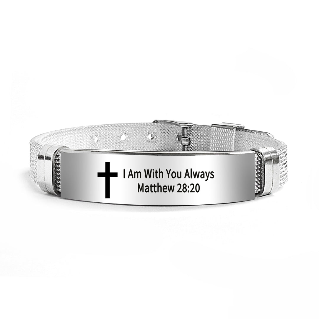 Bible Verse Inspirational Silicone Bracelet