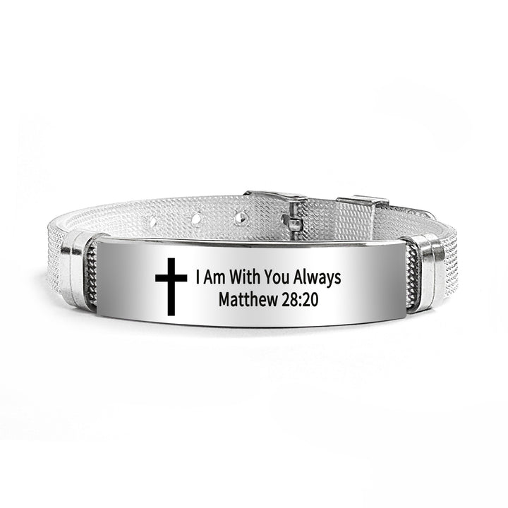 Bible Verse Inspirational Silicone Bracelet