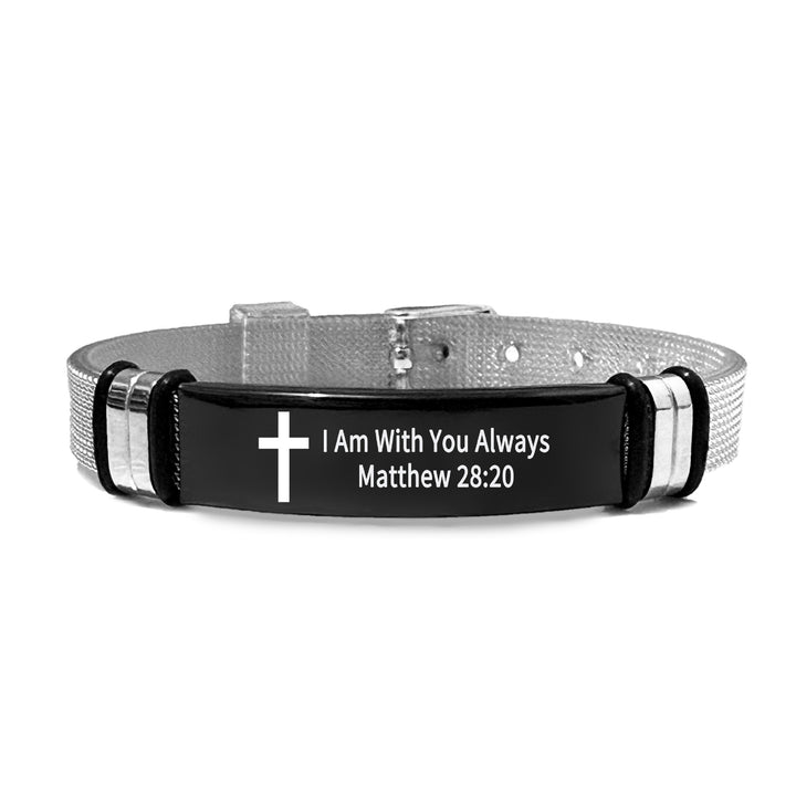 Bible Verse Inspirational Silicone Bracelet