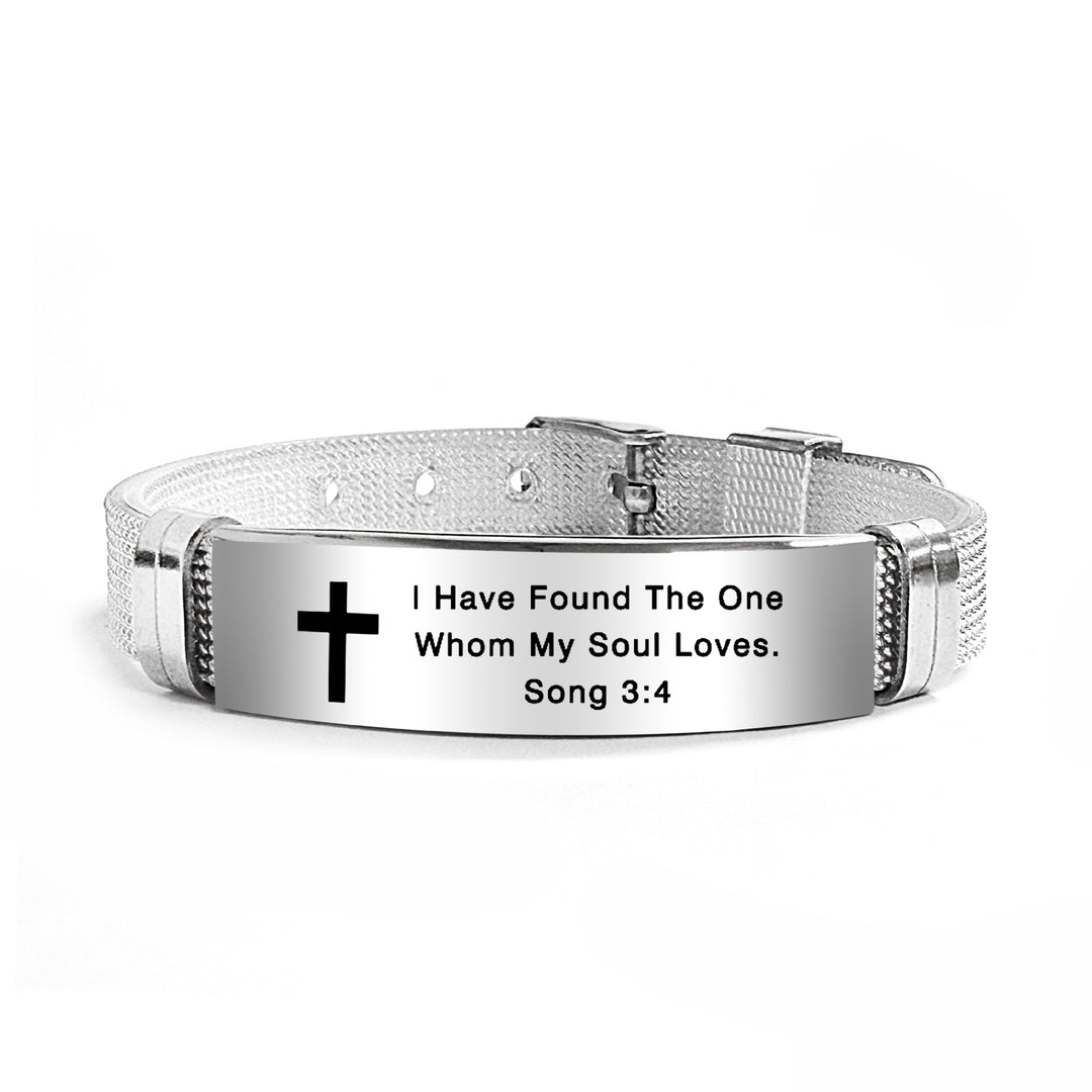 Bible Verse Inspirational Silicone Bracelet
