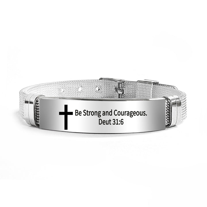 Bible Verse Inspirational Silicone Bracelet