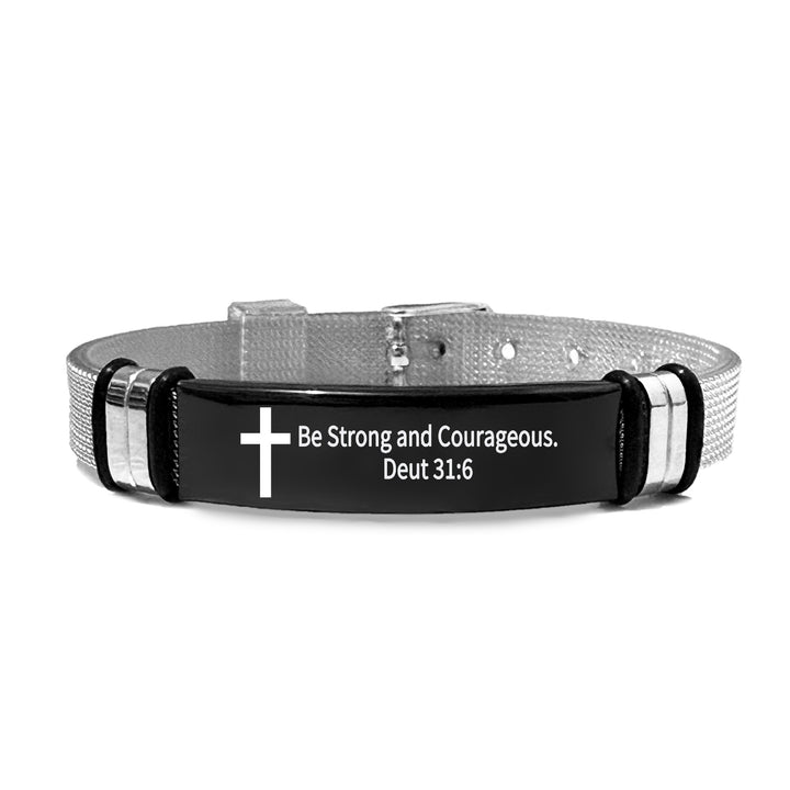 Bible Verse Inspirational Silicone Bracelet