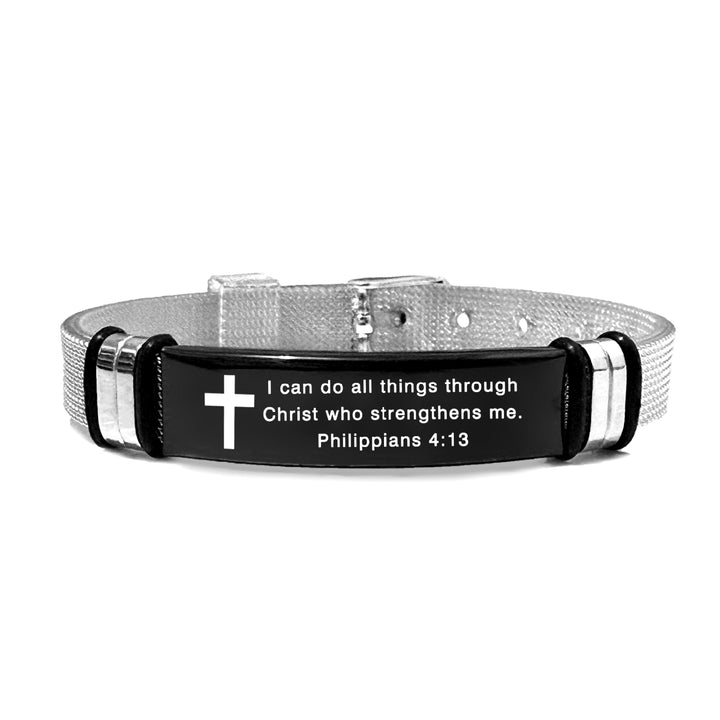 Bible Verse Inspirational Silicone Bracelet