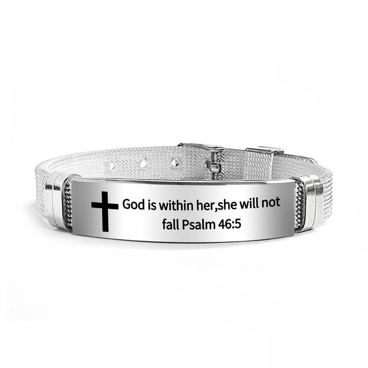 Bible Verse Inspirational Silicone Bracelet