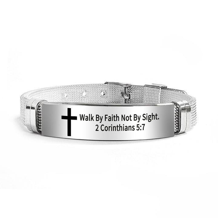 Bible Verse Inspirational Silicone Bracelet