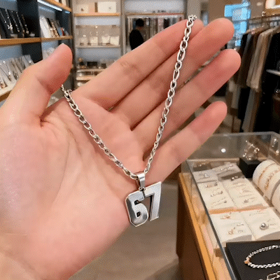 67 Number Pendant Necklace – A Statement Piece for Every Fashionista